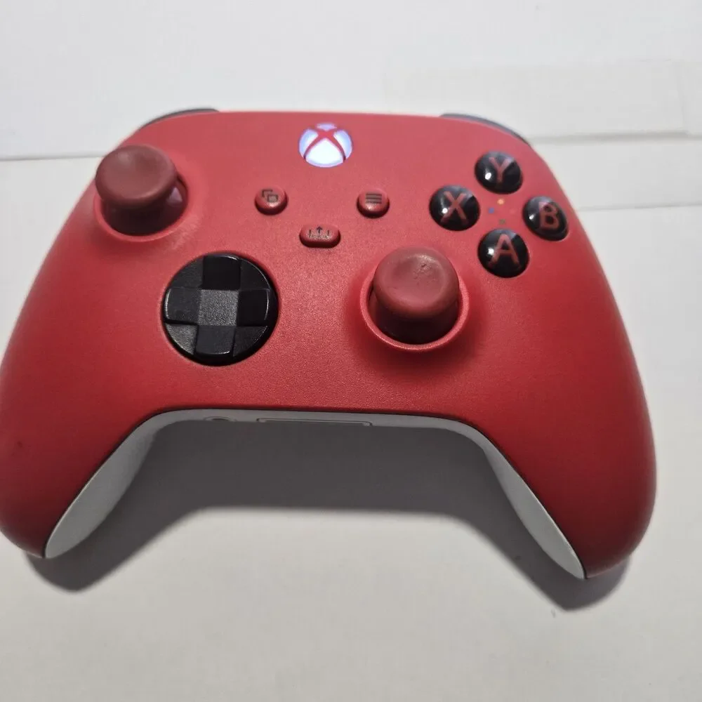 Xbox Series X|S Wireless Controller Model 1914 white & Red Tested *EUC